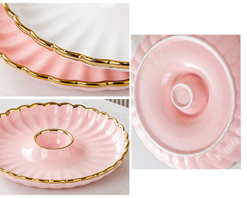 Ceramic Sushi Plate with Vinegar Dish