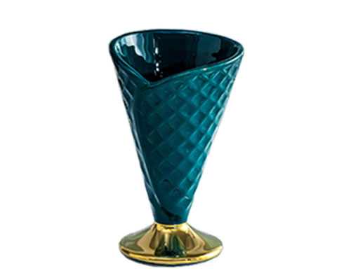 Green Ice Cream Cone Cup
