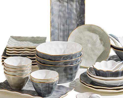 Handmade Ceramic Plates And Bowls Sets