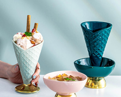 Ice Cream Ceramic Cups
