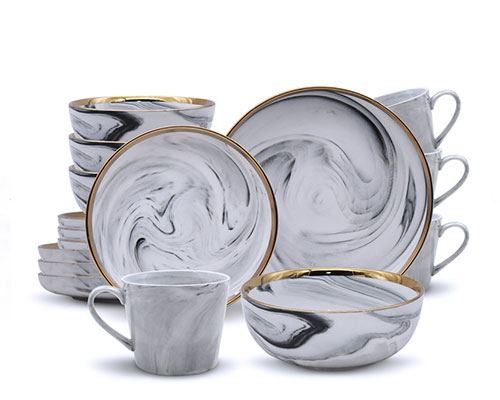 Marble Ceramic Dinnerware