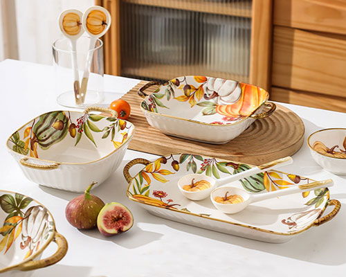 Pumpkins Ceramic Dinnerware