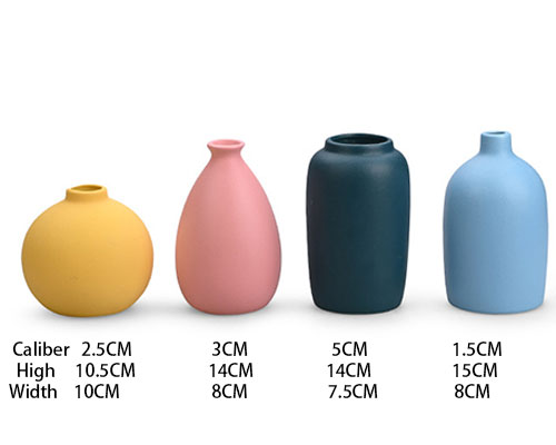 Small Ceramic Vases Set