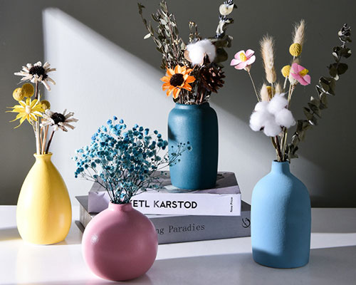 Small Colorful Ceramic Vase