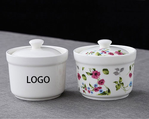 Small Custom Ceramic Bowl With Lid
