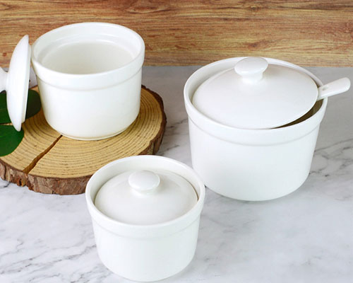 Small White Ceramic Bowls With Lids