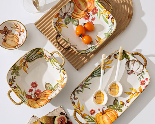 Thanksgiving Ceramic Plates