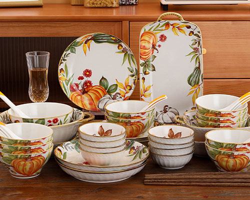 Thanksgiving Ceramic Tableware Sets