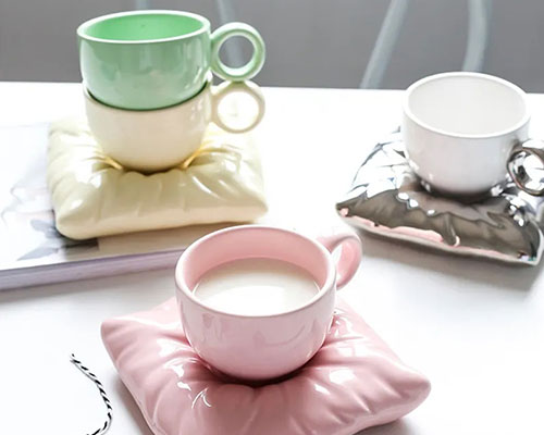 Ceramic Tea Cups and Saucers