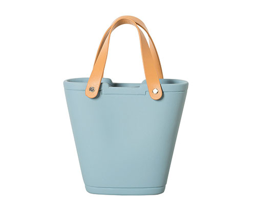 Blue Ceramic Handbag Vase