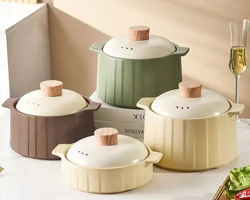 Ceramic Pots with Lids For Cooking