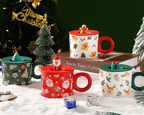 Christmas Ceramic Mugs in Bulk