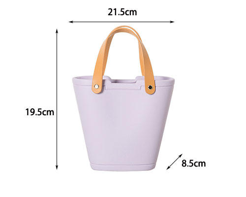 Purple Ceramic Handbag Vase