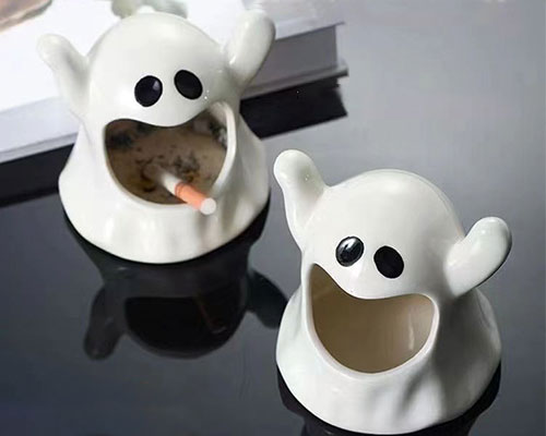 Ceramic Ghost Tea Light Holders