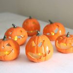 Ceramic Pumpkin Candle Holders