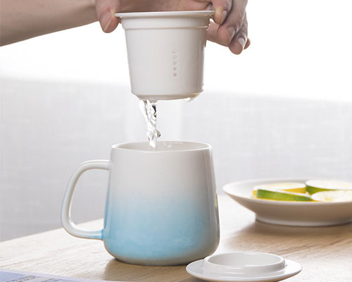 Ceramic Tea Cup With Infuser