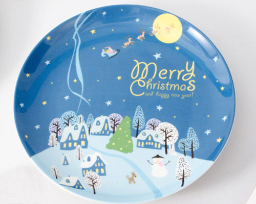 Christmas Ceramic Dinner Plate