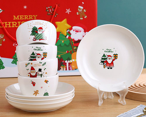Custom Ceramic Christmas Dinnerware