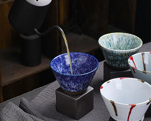 Conical Ceramic Tea Cups