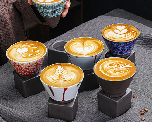 Funnel Ceramic Coffee Cups
