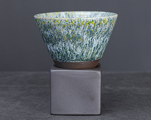 Triangular Cone Shape Ceramic Coffee Mug