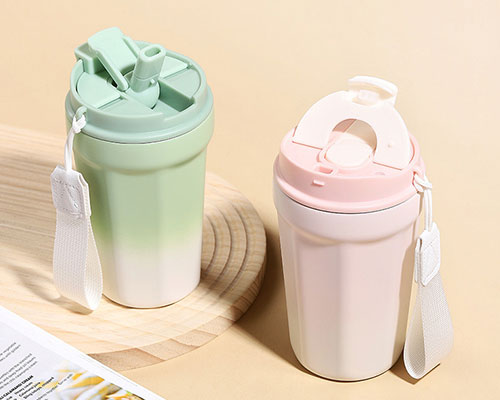 Ceramic Lined Thermos with Handle