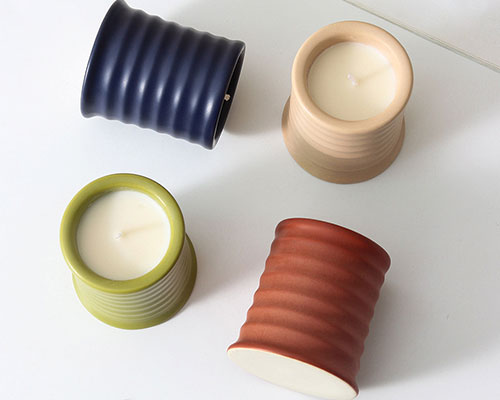 Thread Colored Creative Candle Jars