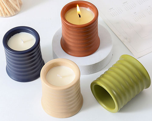 Thread Creative Ceramic Candle Jars